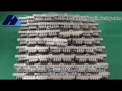 عازل اهتزازات الحبل السلكي مع مرونة عالية سلسلة JGX-0240 لصناعة الطاقة