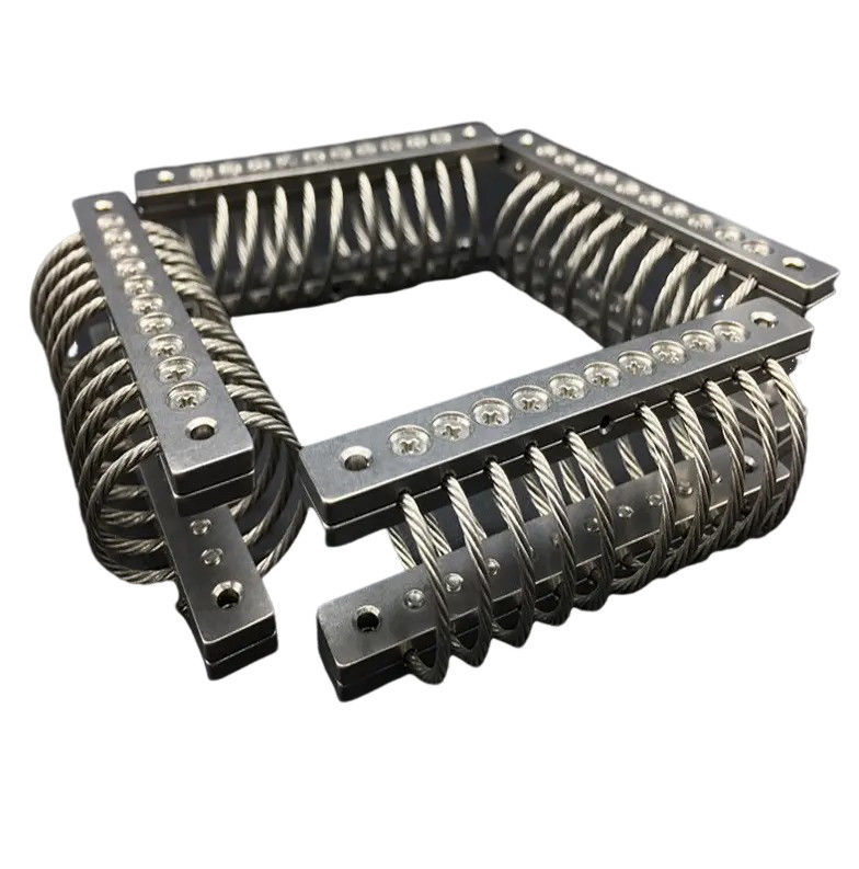 0.5KG كاميرات الطائرات بدون طيار الطائرة بدون طيار المدمجة إلكترونيات مجلس الوزراء التحكم في الصدمة الاهتزاز JGX-0160D-2.2A الفولاذ المقاوم للصدأ الحبل الحبل العزل