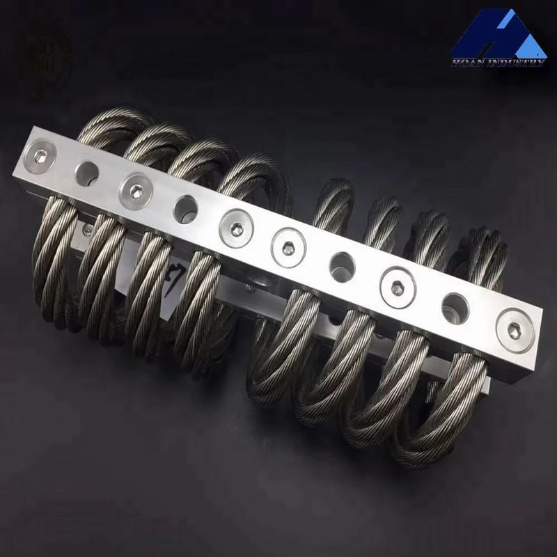 عازل اهتزازات حبل سلكي JGX-0958A-138A مع نطاق درجة حرارة واسع وتصميم مقاوم للتآكل للبيئات القاسية