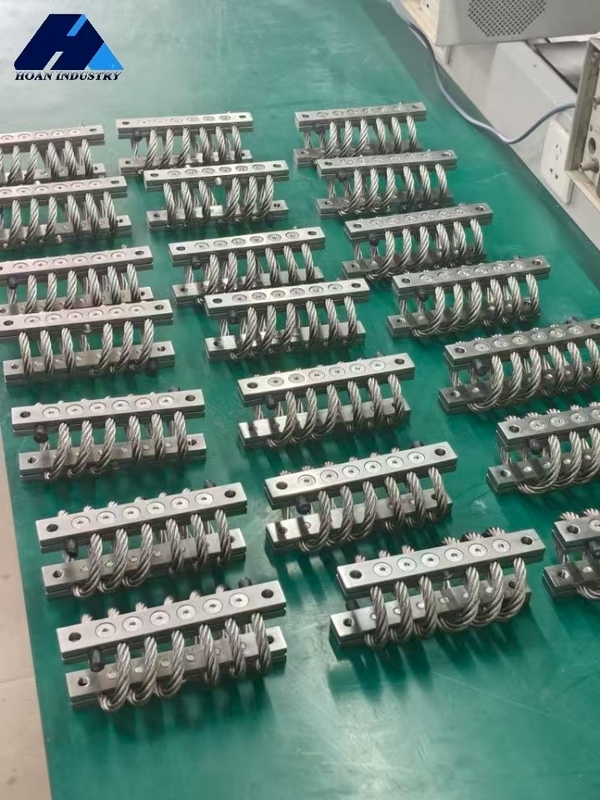 JGX-1598A-285A عازل اهتزازات حبل الأسلاك الفولاذية لحماية المعدات الدقيقة من الاهتزازات والصدمات