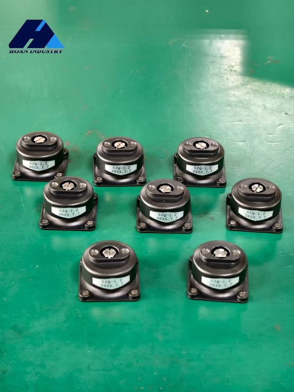 JZP-1.0B-SC المكبس الصدمات المطاطية وحدات مع M5 حفرة التركيب حجم 1 بوصة الحد الأقصى للانحناء و 100-1000 رطل / في سرعة الربيع