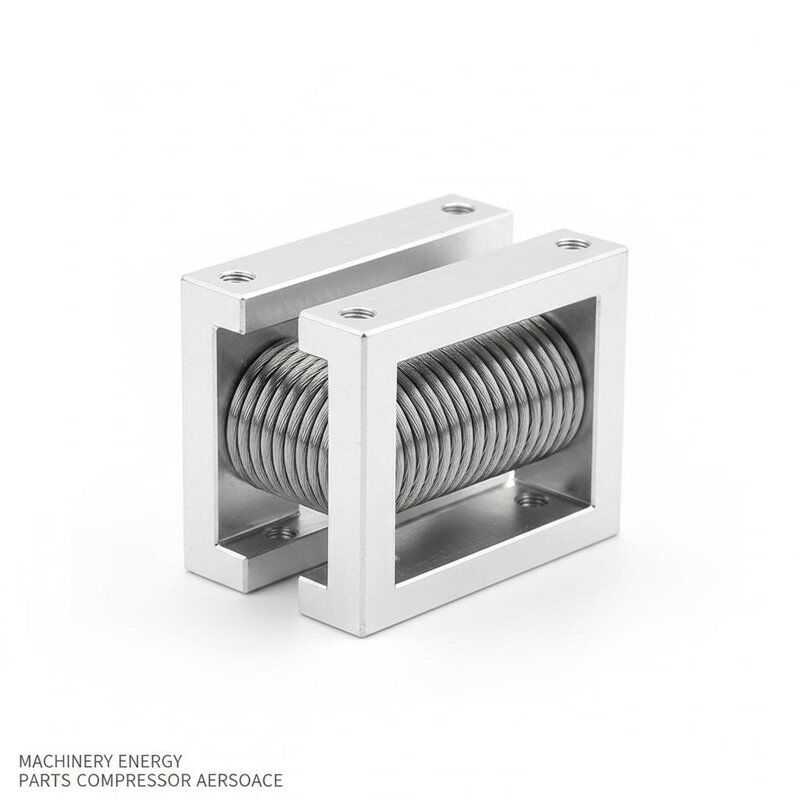 عازل حبل سلكي من الألومنيوم والفولاذ المقاوم للصدأ بحمولة ثابتة قصوى تبلغ 515 كجم وتصميم بـ 8 حلقات للتحكم في الاهتزاز