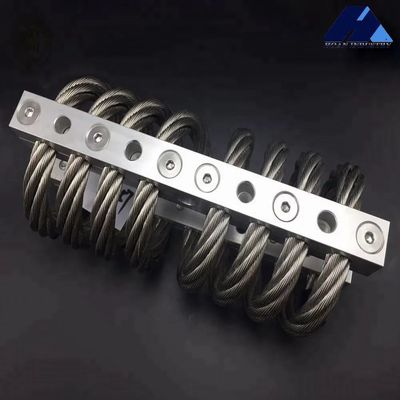 عازل اهتزازات حبل سلكي JGX-0958A-138A مع نطاق درجة حرارة واسع وتصميم مقاوم للتآكل للبيئات القاسية